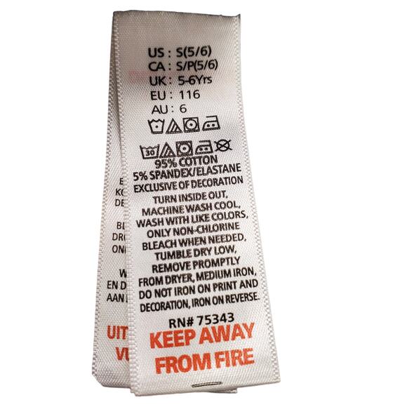 Little Girls Candy Corn Pants Halloween Costume Pants Spooky Night Size 5 - Picture 5 of 8